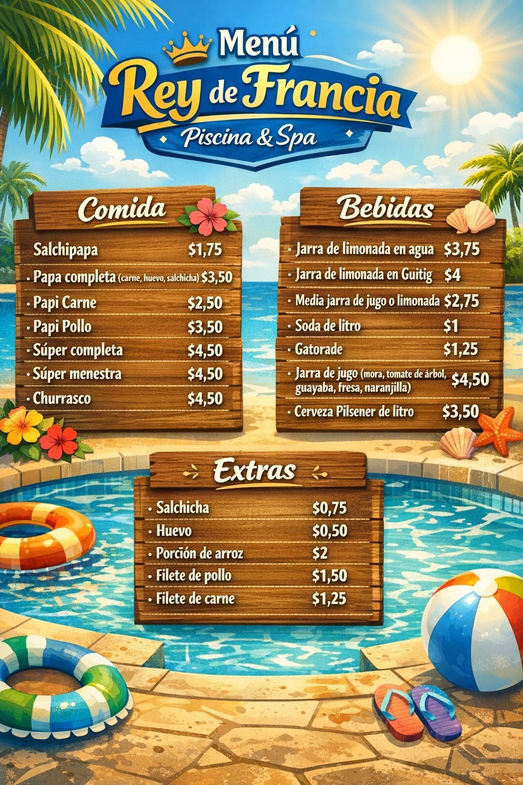 Restaurante en Manantial Rey de Francia - Hostal y Piscinas